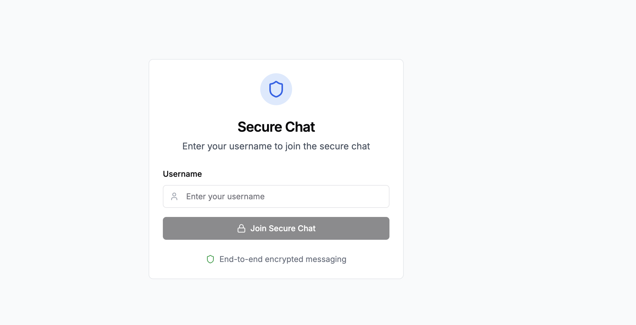 Secure Chat Application
